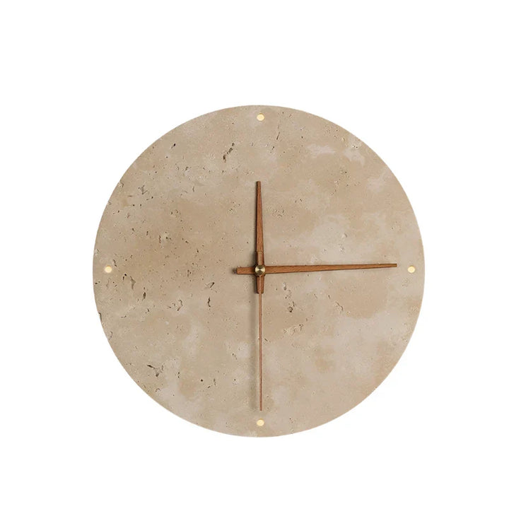 Möni | Lampe murale et horloge en pierre pour un éclairage élégant