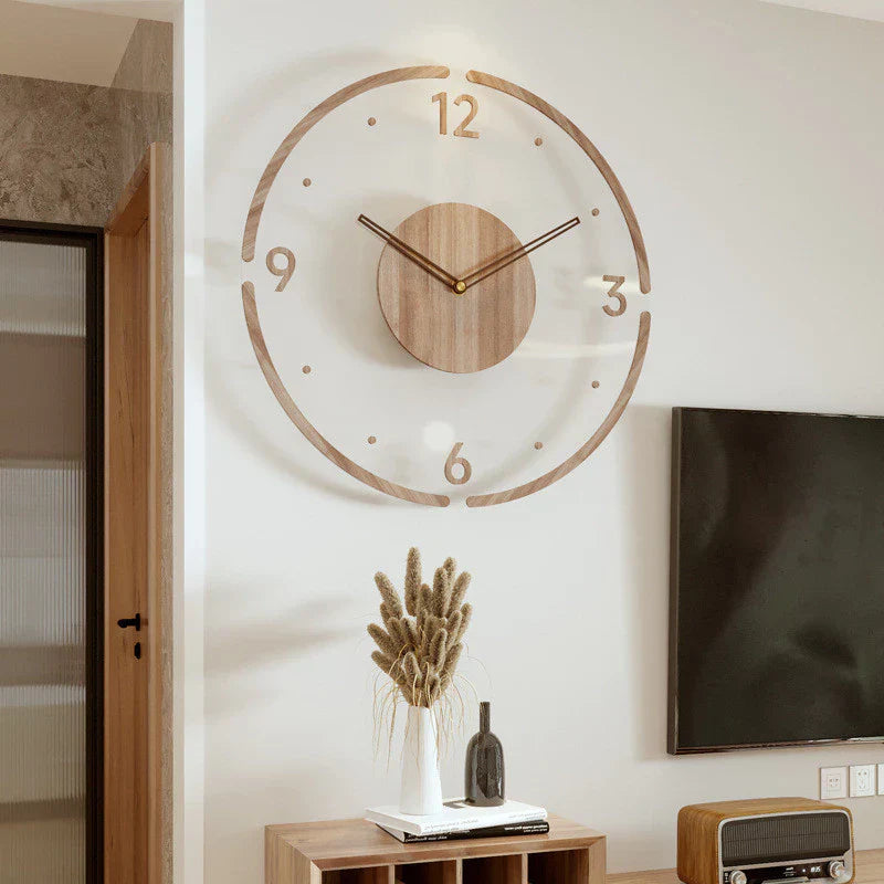 Clou mural nordique | Houten Design & Stil Uurwerk