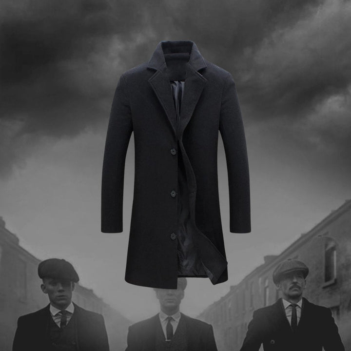 Tommy's Garrison Manteau Inspiré de Peaky Blinders | Élégance Intemporelle, Coupe Masculine, Doublure Chaleureuse