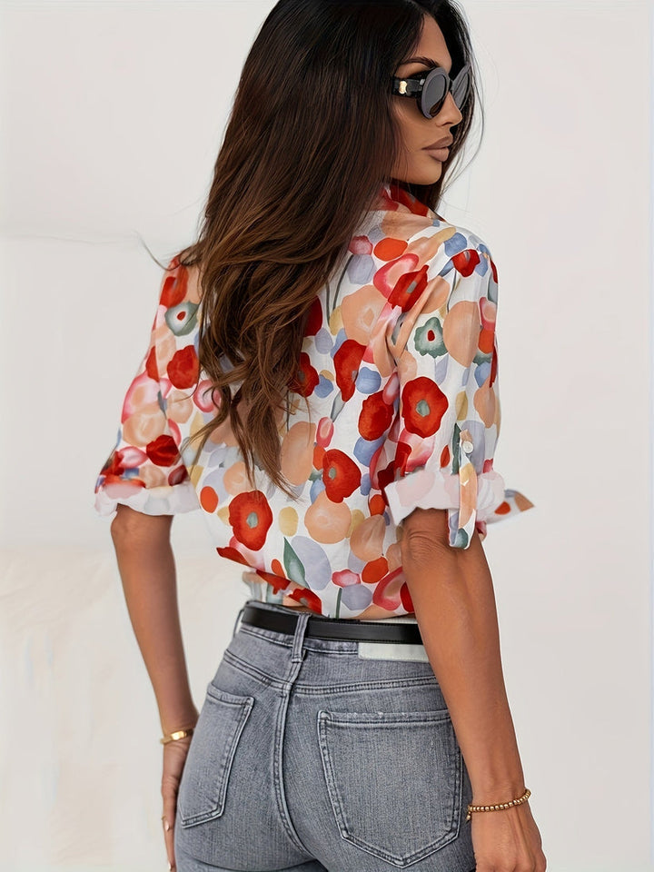 Blusa floreale da donna Marisol | Ariosa, femminile e versatile per tutti i giorni e il tempo libero