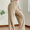 Pantalon de Détente Femme à Jambes Larges | Confort & Chaleur Sherpa