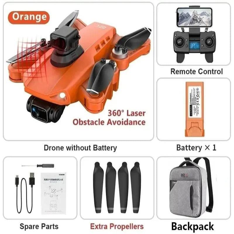 RG109 Pro Drone - Drone HD 8K avec double caméra, GPS et moteurs sans balais