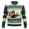 Maglione natalizio umoristico unisex - Motivo «gatto che urla» (meme)