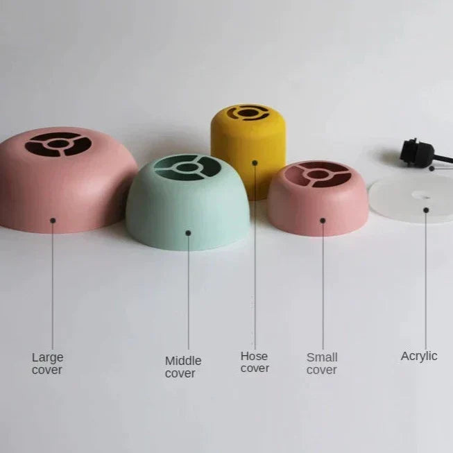 MeloGlow | Lampe pendante pastel scandinave - Suspension moderne pour la décoration d'intérieur