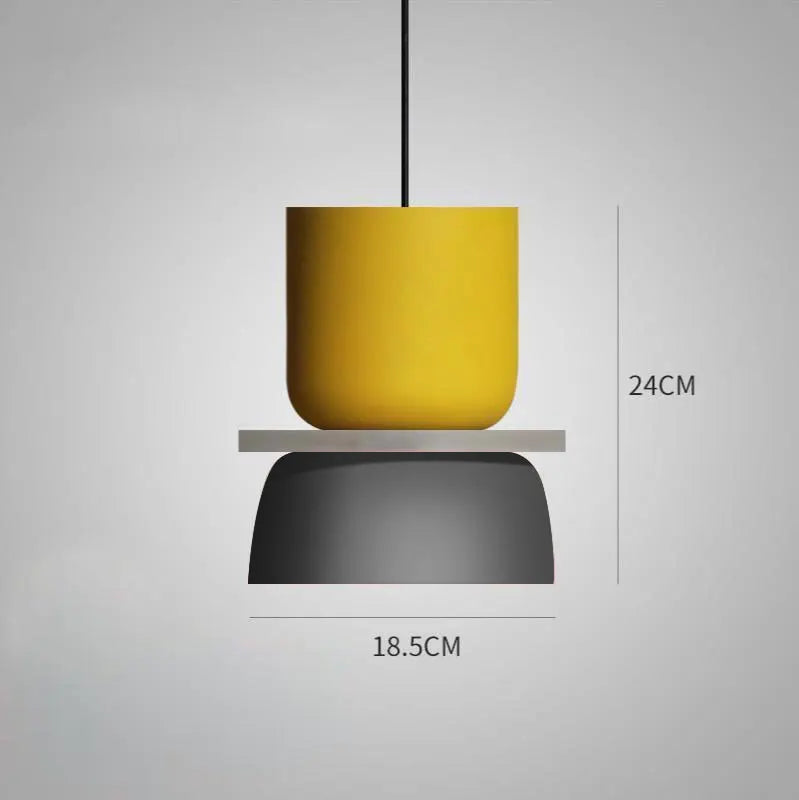 MeloGlow | Lampe pendante pastel scandinave - Suspension moderne pour la décoration d'intérieur