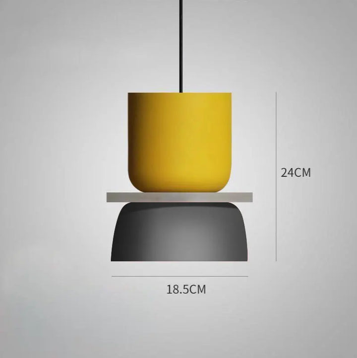 MeloGlow | Lampe pendante pastel scandinave - Suspension moderne pour la décoration d'intérieur