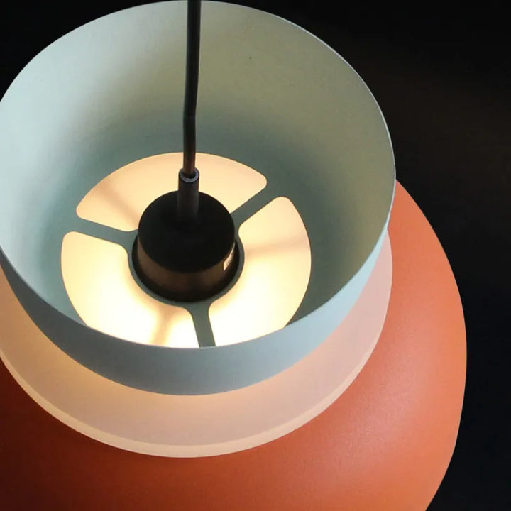 MeloGlow | Lampe pendante pastel scandinave - Suspension moderne pour la décoration d'intérieur