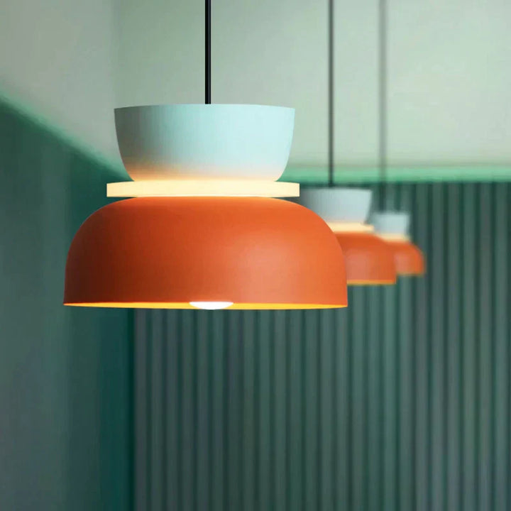 MeloGlow | Lampe pendante pastel scandinave - Suspension moderne pour la décoration d'intérieur