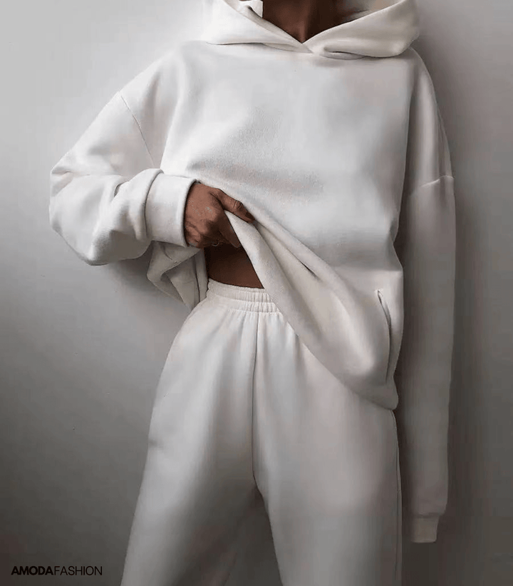 Amoda Ensemble de Survêtement d’Hiver 2 Pièces pour Femme | Élégance & Confort