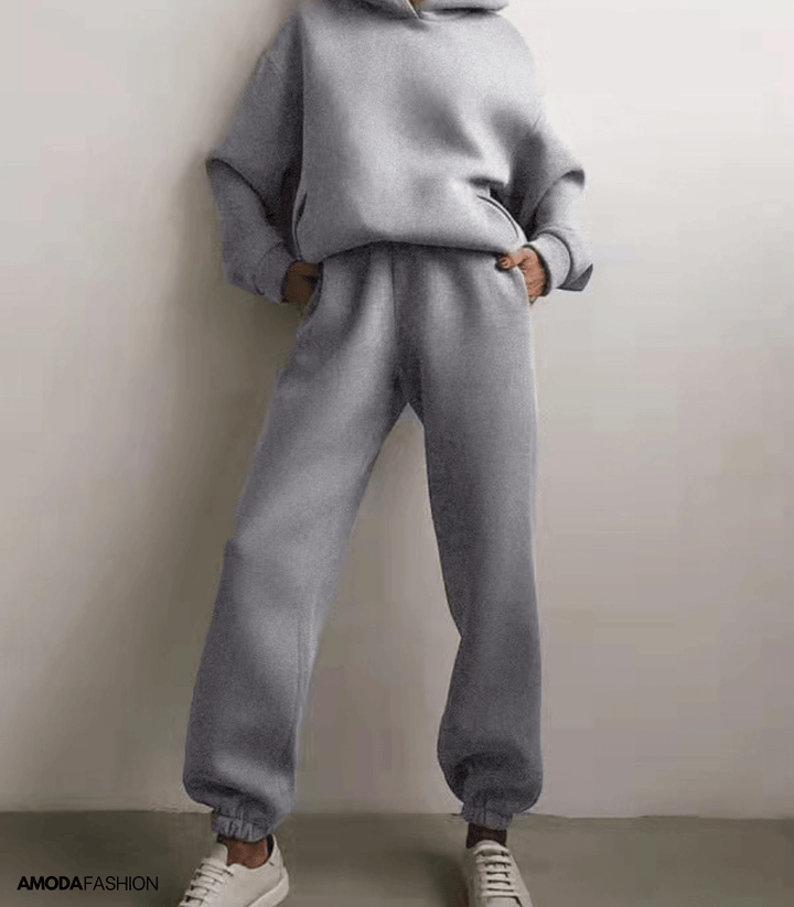 Amoda Ensemble de Survêtement d’Hiver 2 Pièces pour Femme | Élégance & Confort