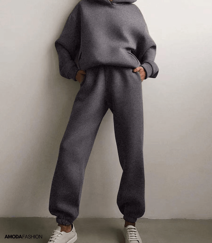 Amoda Ensemble de Survêtement d’Hiver 2 Pièces pour Femme | Élégance & Confort