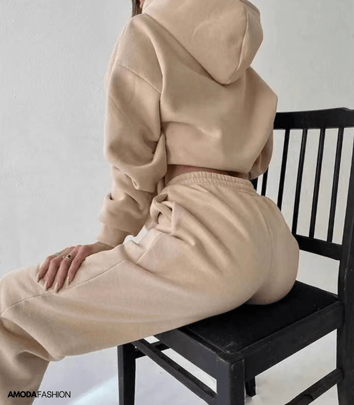 Amoda Ensemble de Survêtement d’Hiver 2 Pièces pour Femme | Élégance & Confort