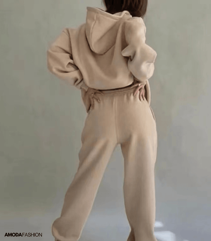 Amoda Ensemble de Survêtement d’Hiver 2 Pièces pour Femme | Élégance & Confort