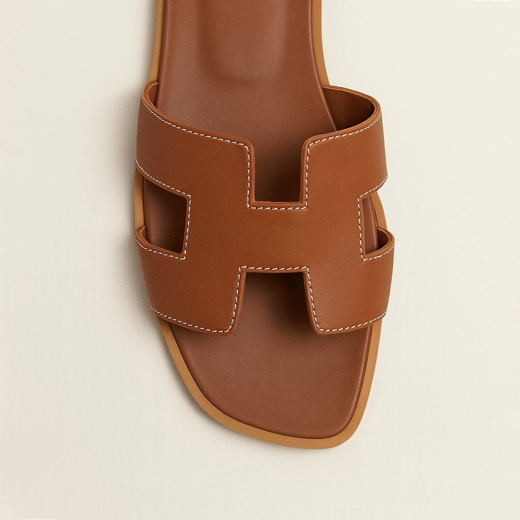 Sandales en cuir pour femme | Confort quotidien et design élégant