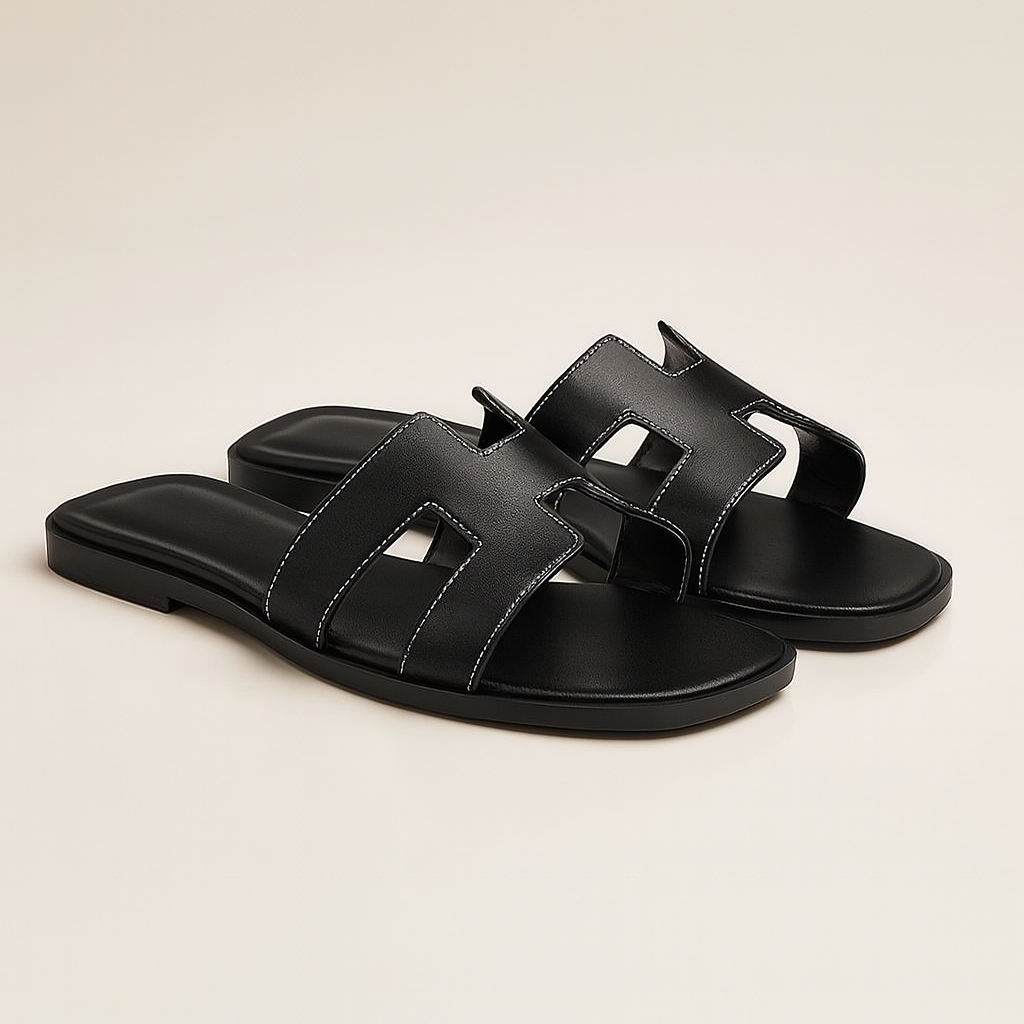 Sandales en cuir pour femme | Confort quotidien et design élégant