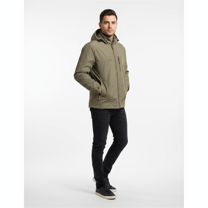 Veste Homme Imperméable et Coupe-vent – Oversize avec Capuche et Poches Pratiques