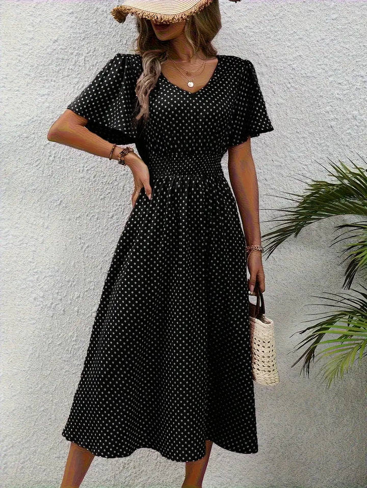 Vestido de verano de lunares | Transpirable y femenino | Perfecto para días soleados